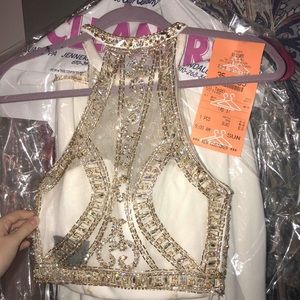 Prom Dress/ Elegant Two Piece Dress